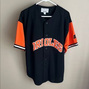 Baltimore Orioles vintage Starter black baseball jersey NWT size M Genuine MLB